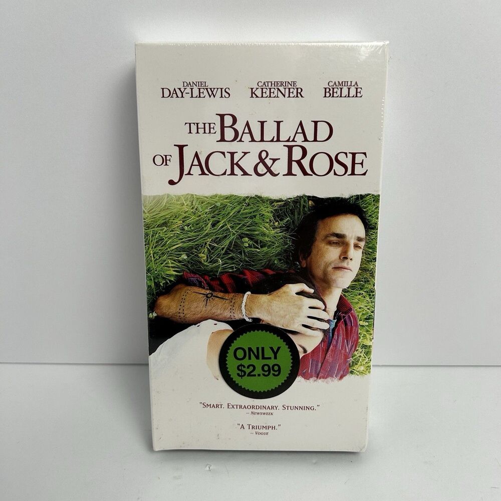 The Ballad of Jack and Rose VHS Tape with 2005 Daniel Day-Lewis Rare Sealed